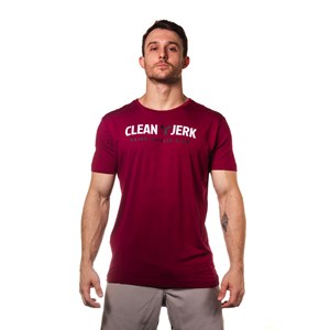 Camisa Confort Onset Fitness Cross - Clean Jerk Vinho