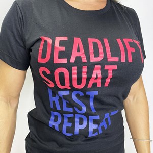 Camisa Feminina Onset Fitness Cross - Deadlift/Squat