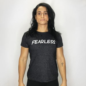 Camisa Feminina Onset Fitness Cross - Fearless/Mescla