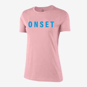 Camisa Feminina Onset Fitness Cross - Pink/Blue