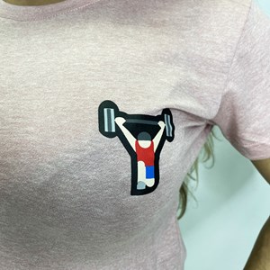 Camisa Feminina Onset Fitness Emoji Club - Porcelain Pink