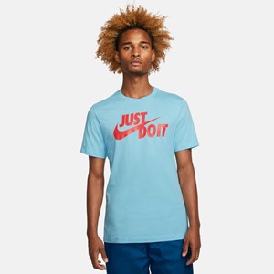 Camisa Nike Sportswear - Aqua/Red