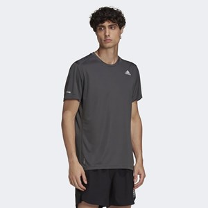 Camiseta Adidas Run It - Grey Six