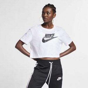 Camiseta Cropped Nike Sportswear Essentials - White