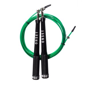 Corda de Pular Speed Rope Onset Fitness 3.0 - Black/Green