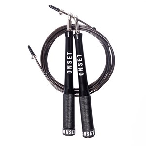Corda de Pular Speed Rope Onset Fitness 3.0 Extreme - All Black