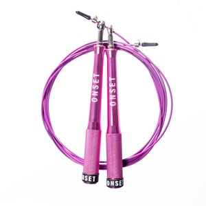 Corda de Pular Speed Rope Onset Fitness 3.0 Extreme -  Barely Rose/Violet