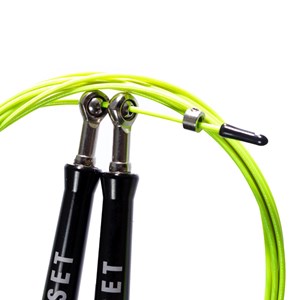 Corda de Pular Speed Rope Onset Fitness 3.0 Extreme - Black/Light Green