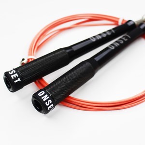 Corda de Pular Speed Rope Onset Fitness 3.0 Extreme - Black/Light Orange
