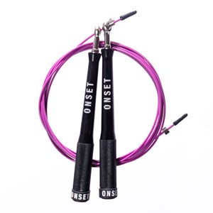 Corda de Pular Speed Rope Onset Fitness 3.0 Extreme - Black/Violet