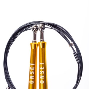 Corda de Pular Speed Rope Onset Fitness 3.0 Extreme -  Gold/Black