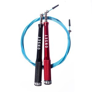 Corda de Pular Speed Rope Onset Fitness 3.0 Extreme Multicolor - Black/Red/Blue