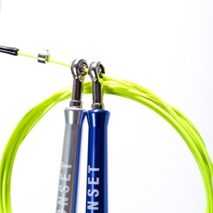 Corda de Pular Speed Rope Onset Fitness 3.0 Extreme Multicolor - Blue/Silver/Green