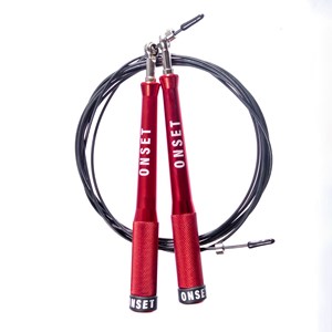 Corda de Pular Speed Rope Onset Fitness 3.0 Extreme - Red/Black