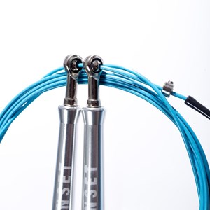 Corda de Pular Speed Rope Onset Fitness 3.0 Extreme -  Silver/Bright Cyan