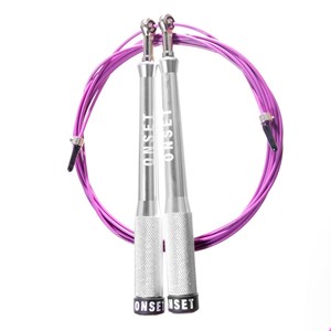 Corda de Pular Speed Rope Onset Fitness 3.0 Extreme -  Silver/Violet