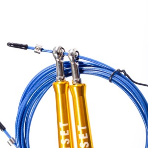 Corda de Pular Speed Rope Onset Fitness 3.0 - Gold/Blue