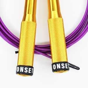 Corda de Pular Speed Rope Onset Fitness 3.0 - Gold/Purple