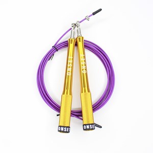 Corda de Pular Speed Rope Onset Fitness 3.0 - Gold/Purple